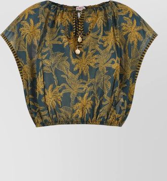 Eres crocodile beach top palm trees tassels