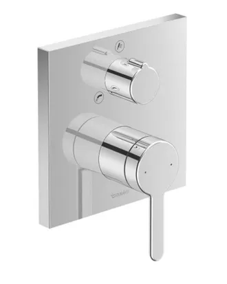 Duravit Duravit C.1 Mezclador De Ba&ntilde;o Oculto, Rosa Cuadrado, Con V&aacute;lvula