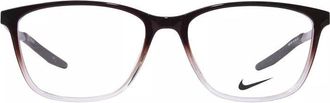 Nike Square Full Rim Eyeglasses - Brown