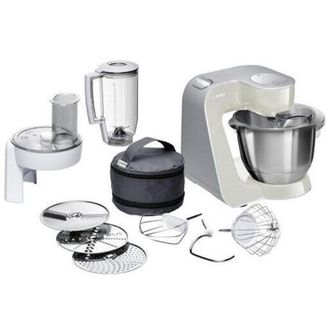Bosch Mum58l20 - Robot De Cocina (1000 W, Acero Inoxidable), Color Gris