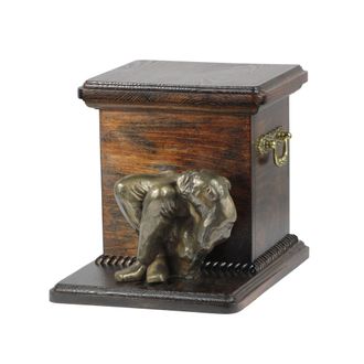 OEM Bulldog - Urna Para Cenizas De Perro Con Estatuilla, Elegante Urna Para Perro, Urna &Uacute;nica Con Busto De Perro De Art-dog