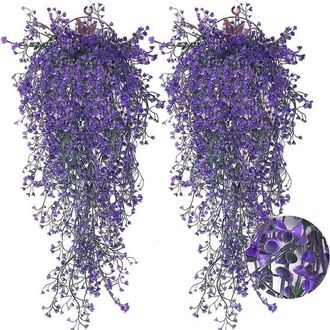 OEM 2 Plantas Artificiales Colgantes De Primera Calidad, Resistentes A La Oxidaci&oacute;n: &iexcl;perfectas Para La Decoraci&oacute;n De Interiores Y Exteriores