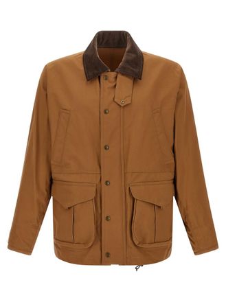 Junya Watanabe Brown Shirt Collar Jacket