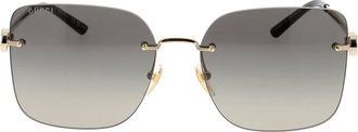 Gucci Pilotenzonnebril - Dames - Accessoires - Grijs - Maat: ONE Size
