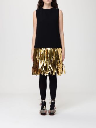 Moschino Fringed Stretch Cr&ecirc;pe Dress