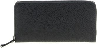 Maison Margiela Stitching Logo Leather Wallet - Black