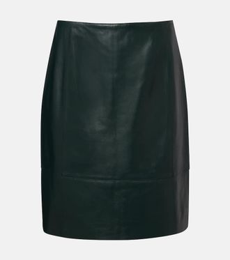 Vince Leather pencil skirt