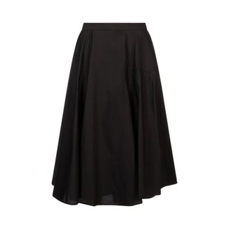 Meimeij Midi Skirts, female, Black, Size: XL Circle Midi Skirt
