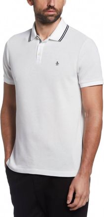 Original Penguin Birdseye Pique Polo - Plus In Bright White