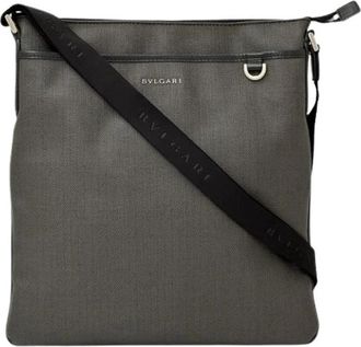 Bulgari Pre-owned Vintage Shoulder Bag - Heren - Vintage Schoudertas - Zwart - ONE Size - Vintage