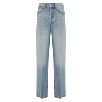 Diesel Straight Jeans, female, Blue, Size: W27 1971 D-Sent Jeans