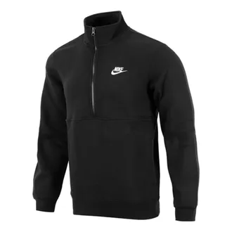 Nike Sportswear Club Half Zip Top Black DD4733-011