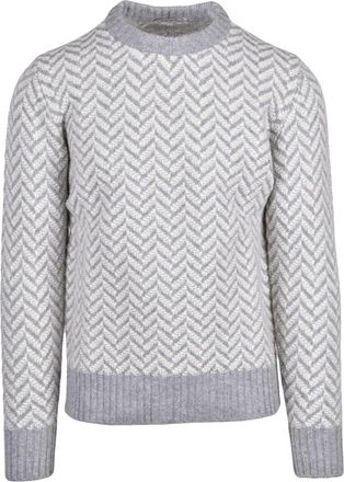 KANGRA Truien & Vesten, Heren, Grijs, L, Wol, Maglione Girocollo