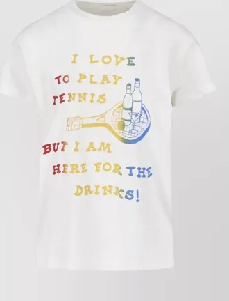 Mother cotton short-sleeve t-shirt