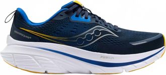 Saucony Mens Guide 18 Shoe In Navy Blue