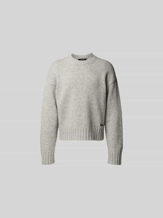 Dsquared2 Pullover mit Label-Detail in Mittelgrau, Gr&ouml;&szlig;e XXL