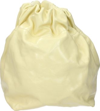 Jil Sander Damens Handtasche Leder Gelb/Pastellgelb
