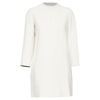 The Row Orga stretch-cady crepe shift dress