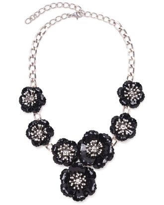 Carolina Herrera CZ Flower Necklace