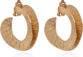 Cult Gaia Ren Grote Hoep Oorbellen - Dames - Oorbellen - Geel - ONE Size - Accessoires