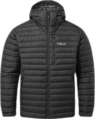 RAB Microlight Alpine Jacket - Heren - Outdoorjassen - Zwart - 2XL - Leer - Fitness