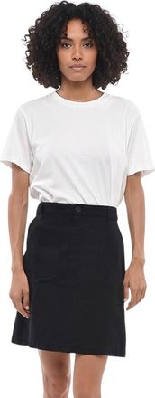 A.P.C. Black Solid Above Knee Skirt