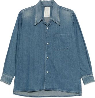 Kuro Denim overhemd - Zwart