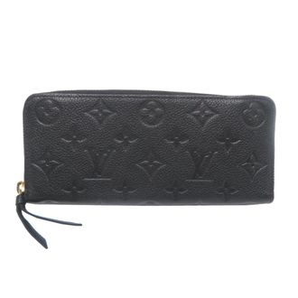 Louis Vuitton Black Noir Monogram Empreinte Long Wallet (Bi-Fold) (Pre-Owned)