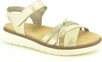 Remonte Schoenen, Dames, Geel, 37 EU, Combi Velcro Wedge