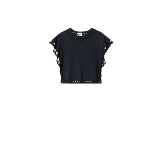 Isabel Marant Dames, Tops, Zwart, Maat: XS Katoen