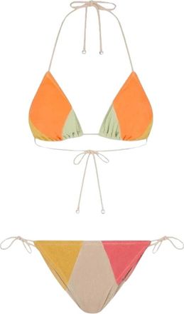 F**k Badmode, Dames, Veelkleurig, L, Polyester, Bikinis