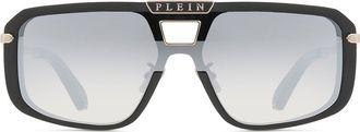 Philipp Plein SPP008M 703X Mens Sunglasses Black Size 99