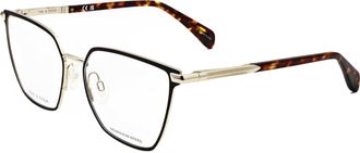 Rag & Bone Rag & Bone Womens 55mm Black Gold Opticals