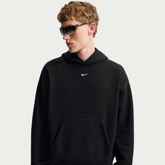 Nike Mens Solo Fleece Pullover Hoodie in Black | IX1926-001