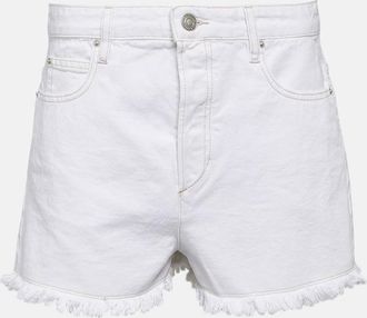 Isabel Marant Lesia mid-rise denim shorts