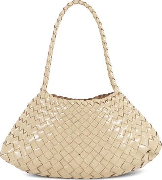 Dragon Diffusion Borsa a spalla in pelle intrecciata - Toni neutri