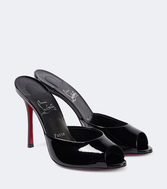 Christian Louboutin Me Dolly 100 patent leather mules