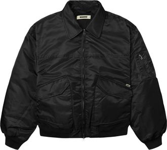 Woodbird WBOsamu Bomberjack - Heren - Bomber jackets - Zwart - L - Nylon - Jassen