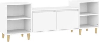 vidaXL TV Cabinet White 160x35x55 cm Engineered Wood vidaXL