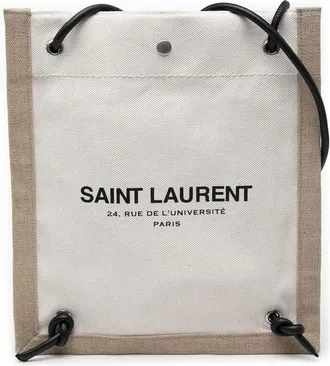 Saint Laurent Pre-owned Saint Laurent Canvas Universite Flat Convertible Crossbody Ladies ABJ613I5ZMQJINHN