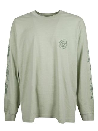 Carhartt Work in Progress Green Logo T-shirt