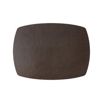 Frieling Davanti by Mattola Placemats Set of 6, Rectangle Plus, 14 x 18 Inch Indoor Outdoor Table Placemats in Dark Brown at Nordstrom
