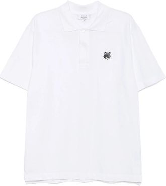 Maison Kitsun&eacute; Bold Fox Head Patch Polo Shirt