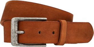 Gusti Womens Mens Leather Belt Brown 110 x 4 cm