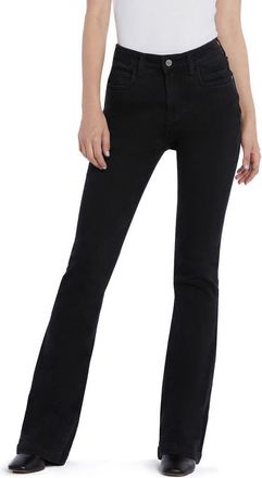 HINT OF BLU Rosa Flare Jeans in Black at Nordstrom, Size 29