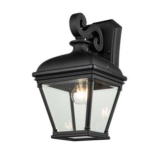 Elstead Lighting Farol de pared, grande, negra,IP44
