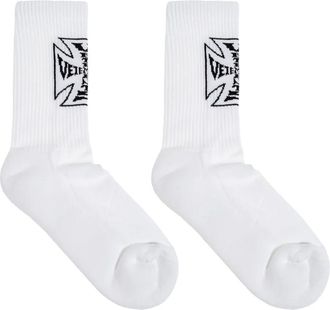 VETEMENTS Calzini con intarsio - Bianco