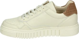 Aqa A8868 Sneakers - Dames - Sneakers - Wit - 39 EU - Leer - Schoenen