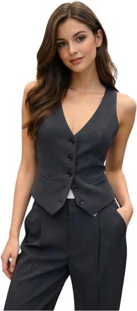 Aniye By Vests, female, Black, Size: XS Tailored Single-Breasted Gilet