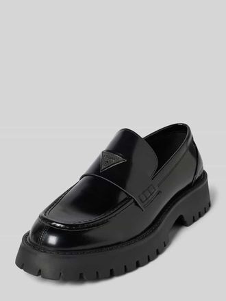 Guess Loafers aus Leder-Mix Modell Gorizia in Black, Gr&ouml;&szlig;e 41